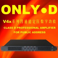 四通道公共廣播數字功放機4x120W-4x1000W