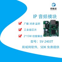 支持二次開發IP對講廣播模塊SV-2401T/SV-2403T